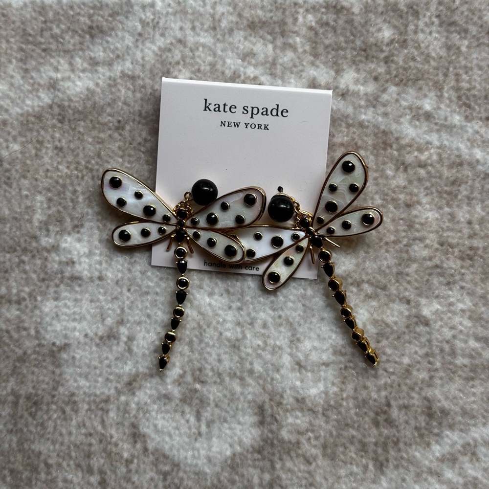 Dazzling Dragonfly Linear Earrings Kate Spade NY